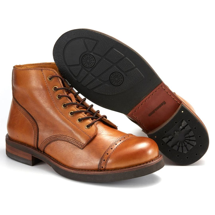 Handcrafted Leather Boots Ivan – Classic & Durable Design-Brown-6.0-State of Style