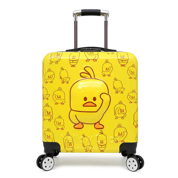 Hard-shell children's suitcase – Seoul-Yellow Bear-State of Style