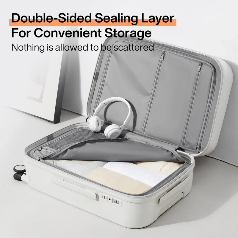 Hard-shell suitcase – Lyon-Black-S (42 L)-State of Style