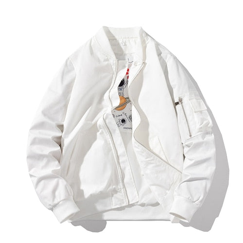 HubertsJacket | Men's Stylish & Functional Jacket-Thin White-M-State of Style