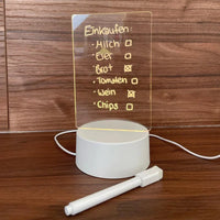Illuminate Magic Notepad - GlowPad-Warm Light (light without switch) + wipe + open-State of Style