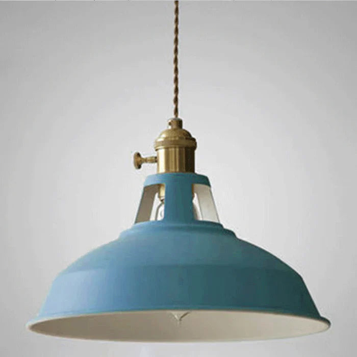 Industrial Retro Pendant Lamp - IronGlow-Blue-State of Style