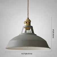 Industrial Retro Pendant Lamp - IronGlow-Grey-State of Style