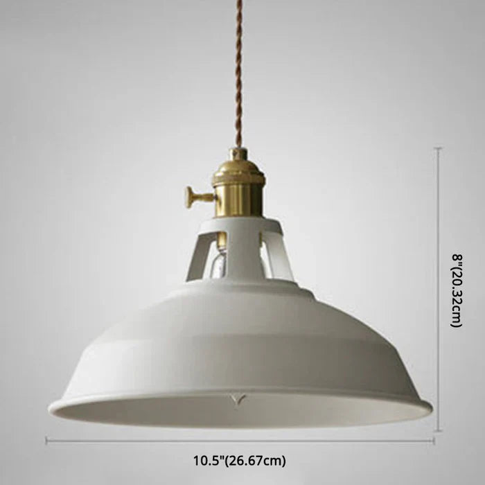Industrial Retro Pendant Lamp - IronGlow-White-State of Style