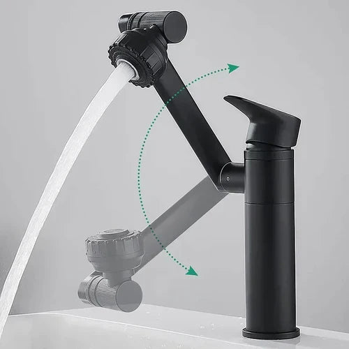 Innovative Bathroom Tap - TwistFlow-Black-State of Style