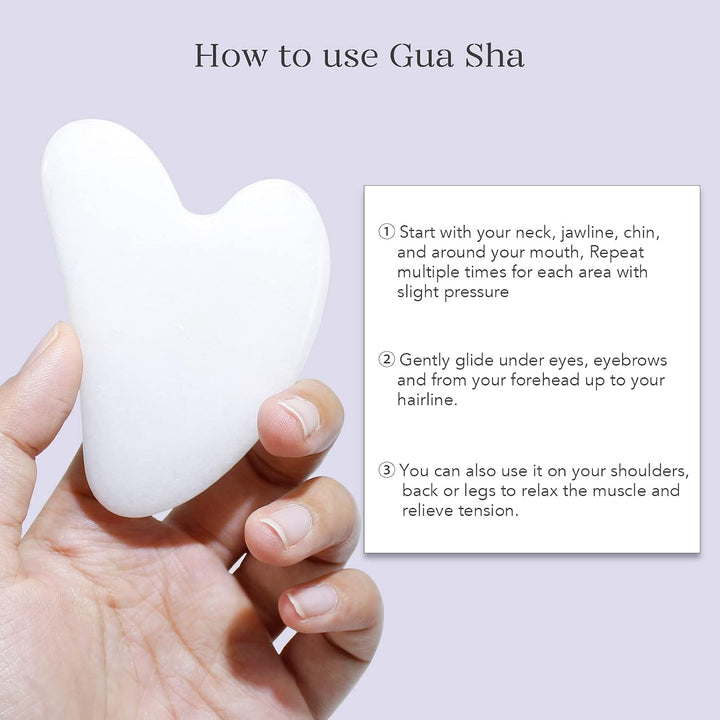 Instant Glow Gua Sha & Jade Roller Set-Groen-State of Style