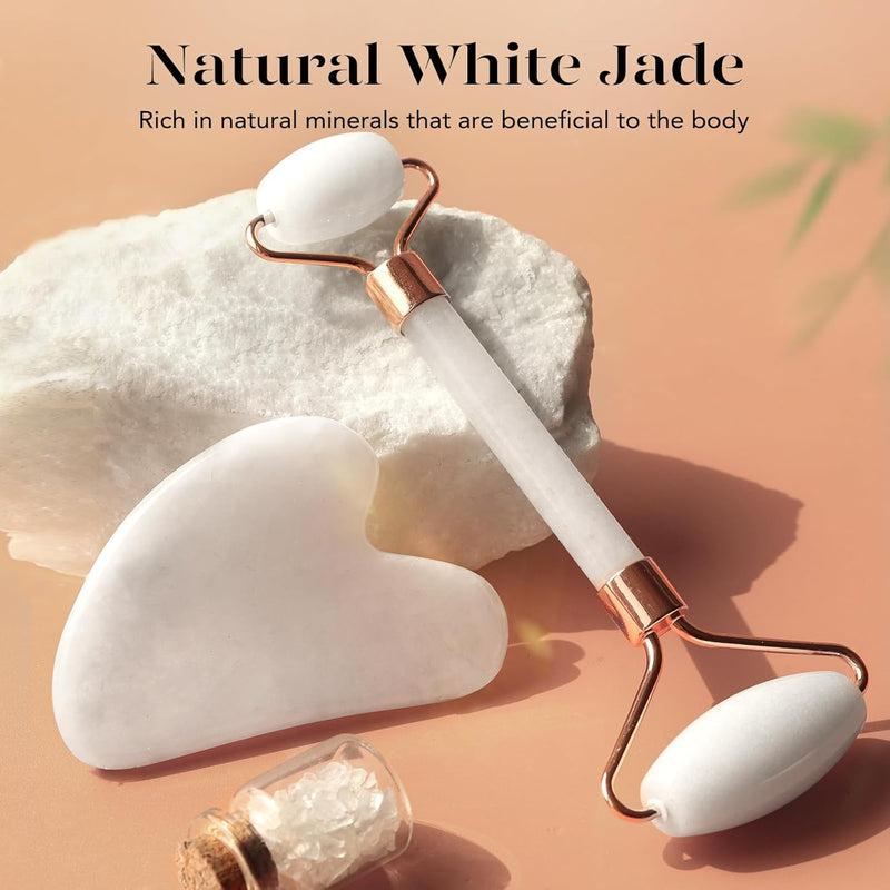 Instant Glow Gua Sha & Jade Roller Set-Wit-State of Style
