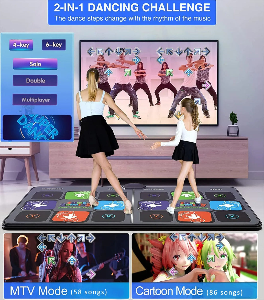 Interactive Dance Mat for Children - DanceFun-State of Style