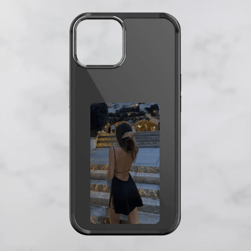 Interactive Photo iPhone Case - PixelShell-Black-iPhone 15-State of Style