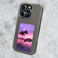 Interactive Photo iPhone Case - PixelShell-Grey-iPhone 15-State of Style
