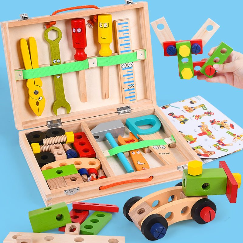 Interactive Wooden Building Set - MakerBox-State of Style