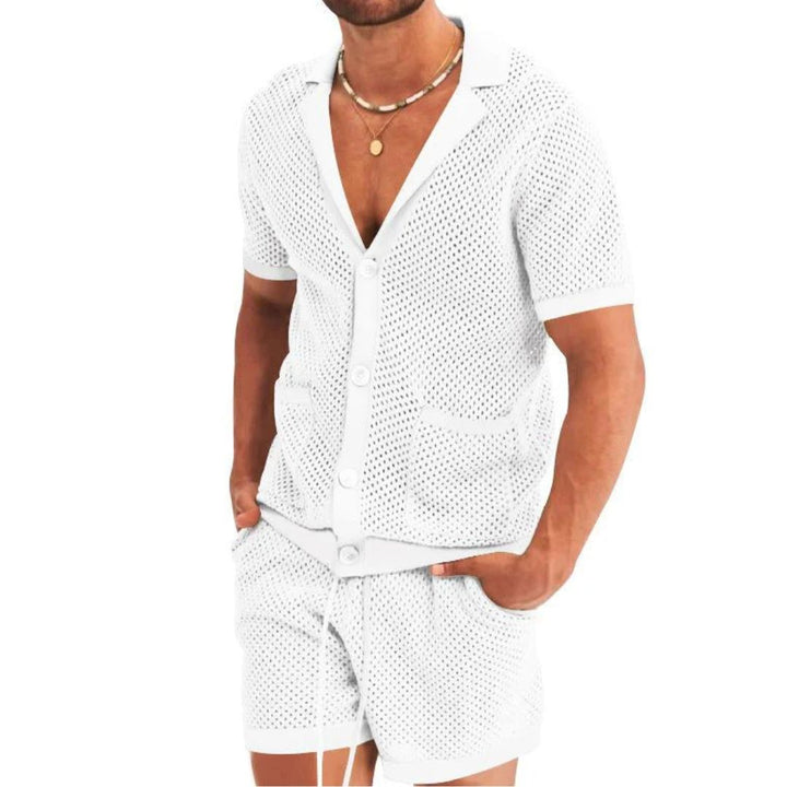 Jonathan Loungewear Set | Two-Piece & Comfortable-White-S-State of Style