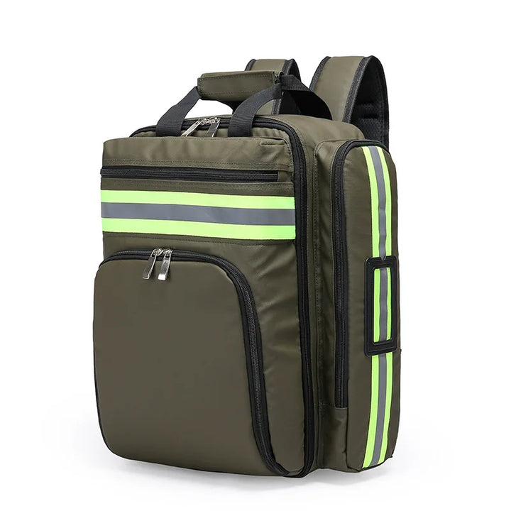 Large First Aid & Survival Backpack - RescueReady-Army Green-State of Style
