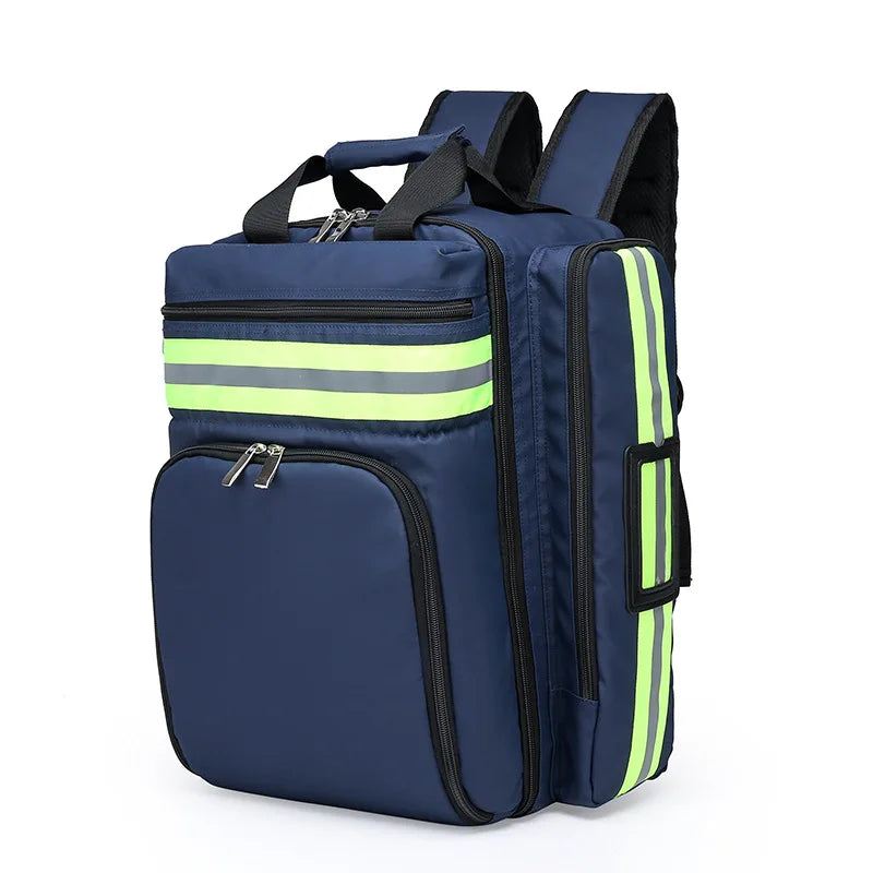 Large First Aid & Survival Backpack - RescueReady-Navy Blue-State of Style