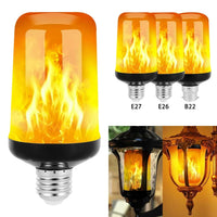LED FLAME LIGHT PARTY LAMP - 4 MODES SIMULATING FIRE-E14 3Modes A-State of Style