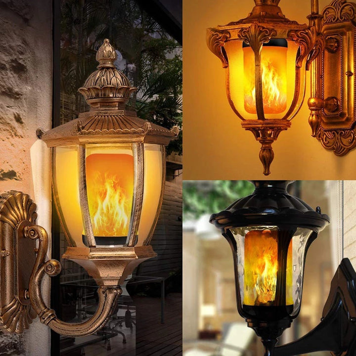 LED FLAME LIGHT PARTY LAMP - 4 MODES SIMULATING FIRE-E14 3Modes A-State of Style