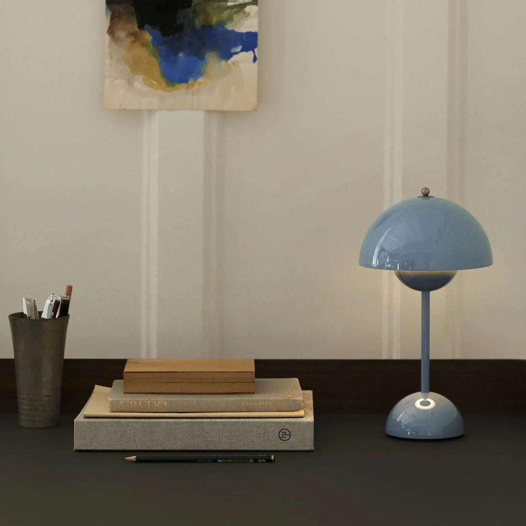 LED Table Lamp - LumiSphere-Grey-State of Style