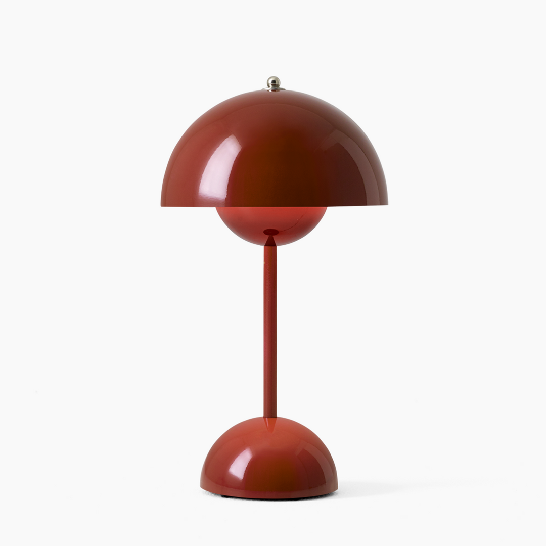 LED Table Lamp - LumiSphere-Reddish Brown-State of Style