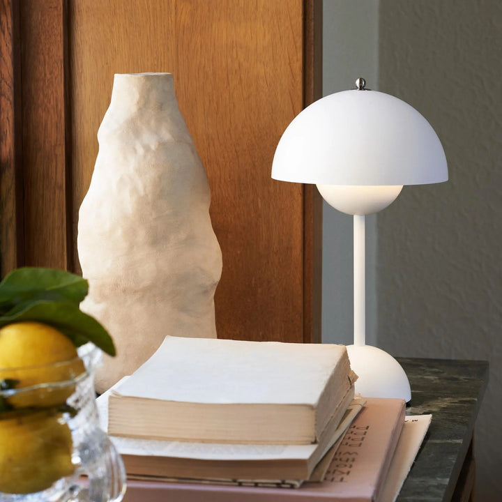 LED Table Lamp - MoonGlow-White-State of Style