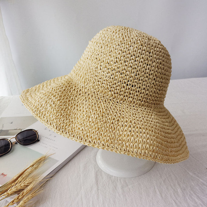Lightly falling retro flat summer hat – Emma-A-State of Style