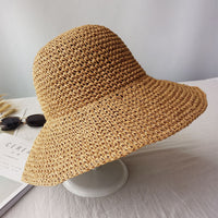 Lightly falling retro flat summer hat – Emma-B-State of Style