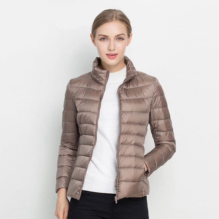 Lightweight Waterproof Down Jacket - Urban Shield-Beige-S-State of Style