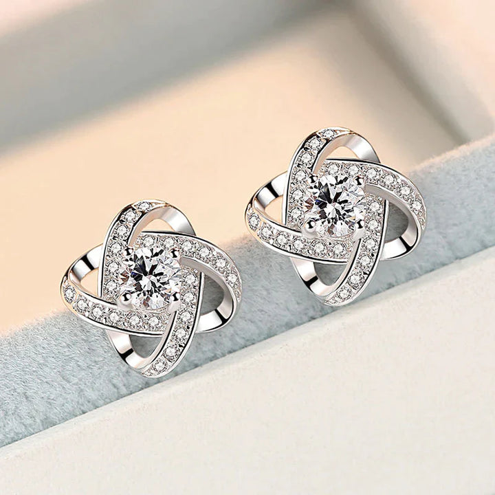 Love Knot Necklace and Earrings Set-State of Style