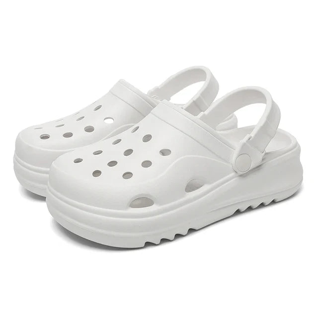 Luca - Orthopedische Zwarte Klompen-Wit-36-37-State of Style