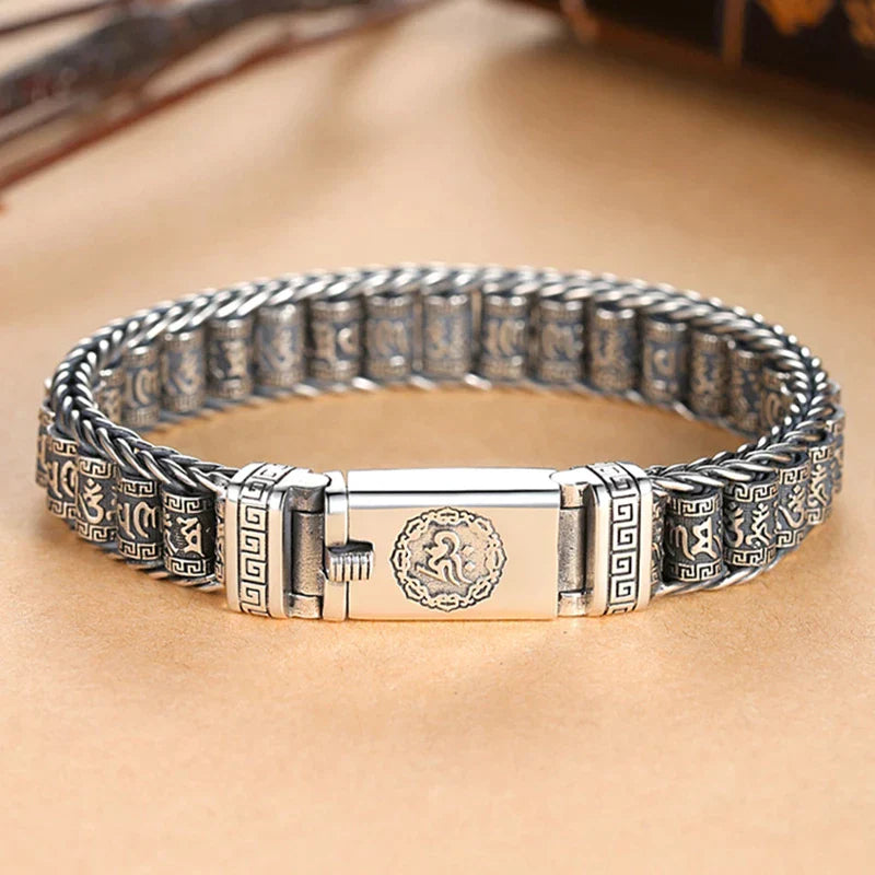Lucky Bracelet with Buddhist Scripture-18cm-State of Style