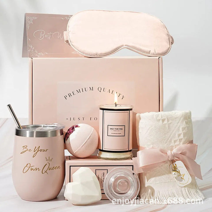 Luxury Bath Gift Set - BloomBath-Pink-State of Style