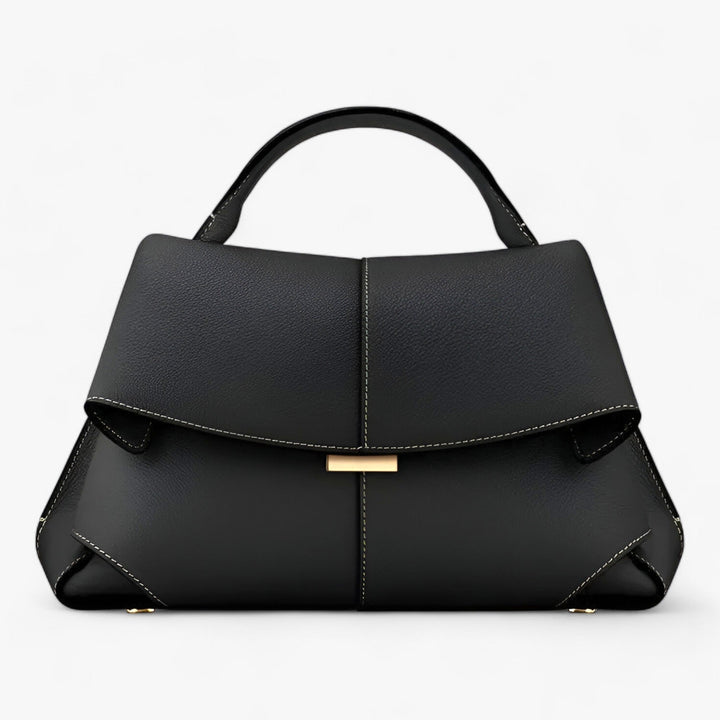 Luxury Leather Handbag - Éclat-Black-State of Style