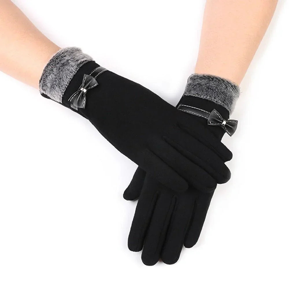 Luxury Touchscreen Gloves - Elise-Black B-State of Style