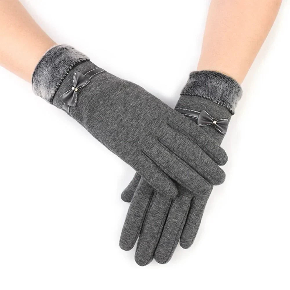 Luxury Touchscreen Gloves - Elise-Grey B-State of Style