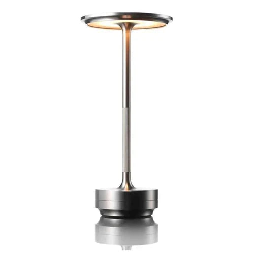 Luxury Wireless LED Table Lamp - Luna Glow-Silver-State of Style