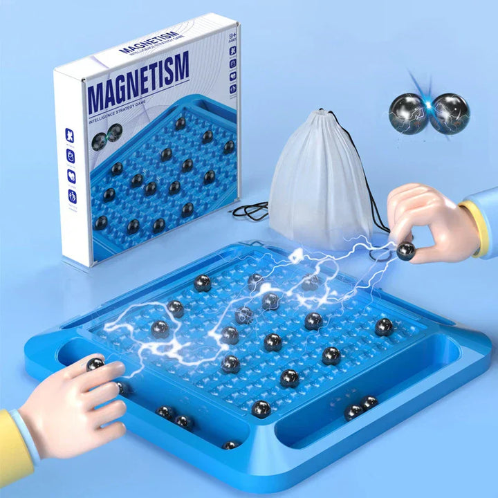 Magnetic strategy board game – GridMind-State of Style