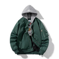 MartJacket | Men's Bomber Jacket-Dark Green Thin-M-State of Style