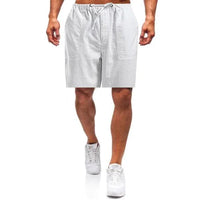 Men's linen shorts – Nils-White-S-State of Style