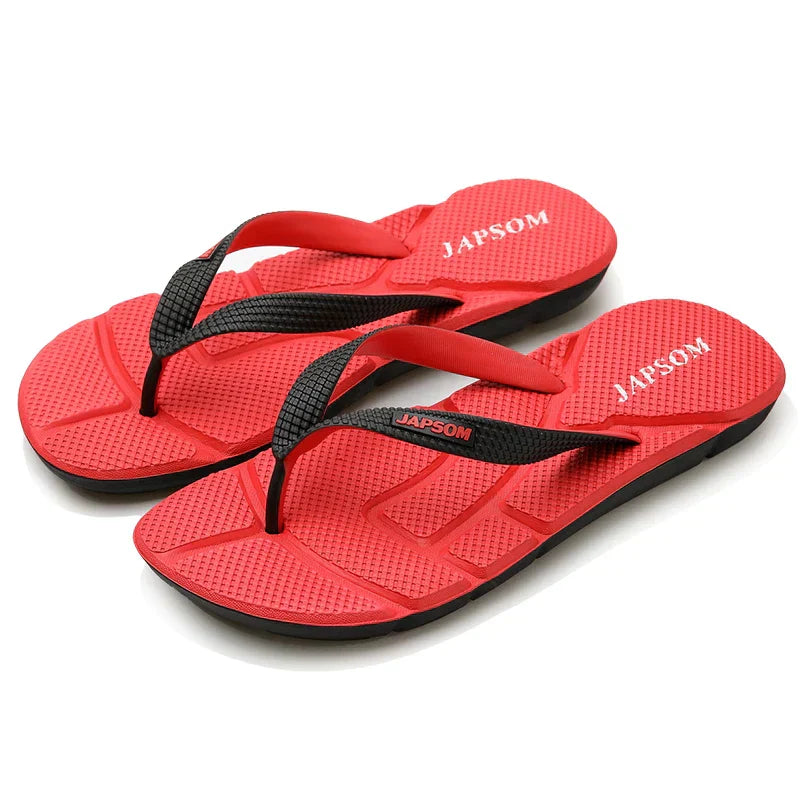 Men's Massage Flip Flops - Atlas-Red-6.0-State of Style