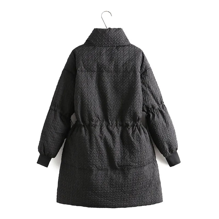 Mid-Length Winter Coat | Oversized Warmth-IVORY-XL-State of Style