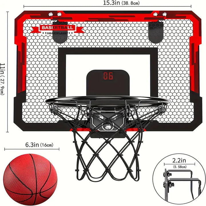 Mini Basketball Frame with Electronic Scoreboard - BouncePro-State of Style