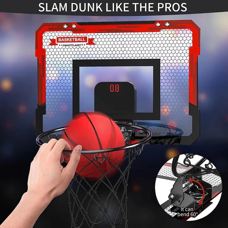 Mini Basketball Frame with Electronic Scoreboard - BouncePro-State of Style