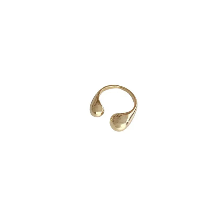 Minimalist Adjustable Ring – Elise-Gold-State of Style