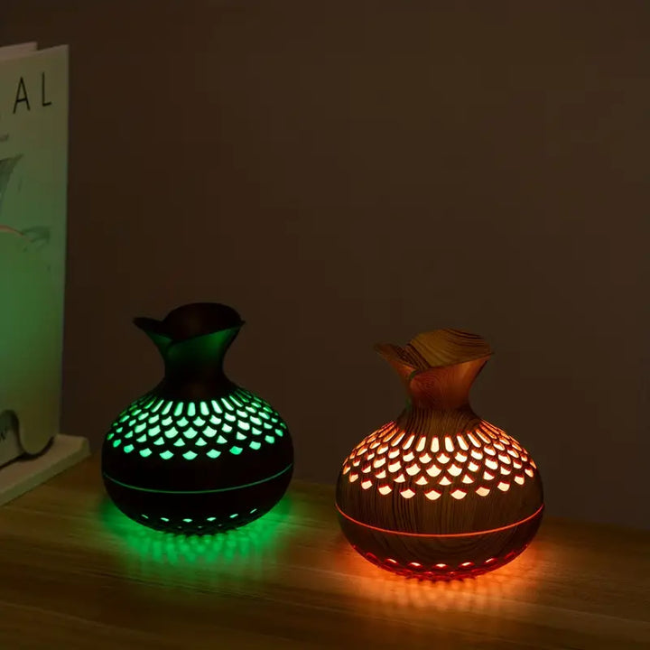 Modern and Stylish Aroma Diffuser - AromaBloom-Brown-State of Style
