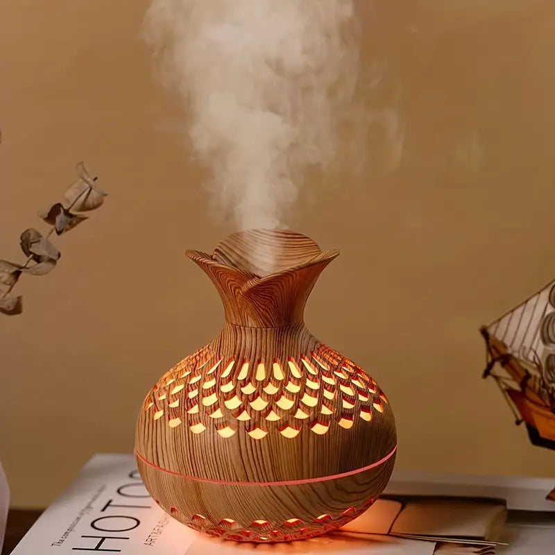 Modern and Stylish Aroma Diffuser - AromaBloom-Brown-State of Style