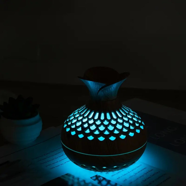 Modern and Stylish Aroma Diffuser - AromaBloom-Brown-State of Style