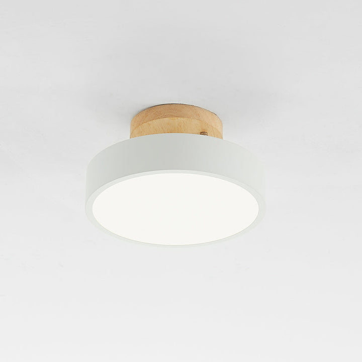 Modern LED Ceiling Light - LunaLux-Wood-State of Style