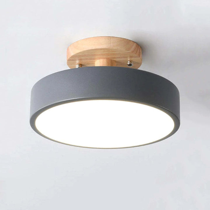 Modern LED Ceiling Light - LunaLux-Wood-State of Style