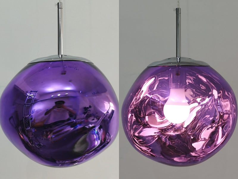 Modern LED Pendant Lamp – Lumaé-Purple-15CM-State of Style