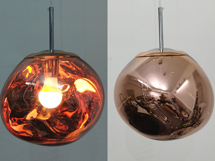 Modern LED Pendant Lamp – Lumaé-Rose gold-15CM-State of Style