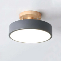 Modern Round LED Ceiling Light - Nova-Grey-State of Style